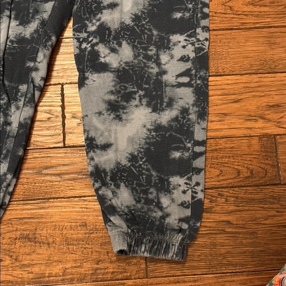 Mighty Fine Black and Gray Track Pants with Tie-Dye Design - Picture 6 of 7